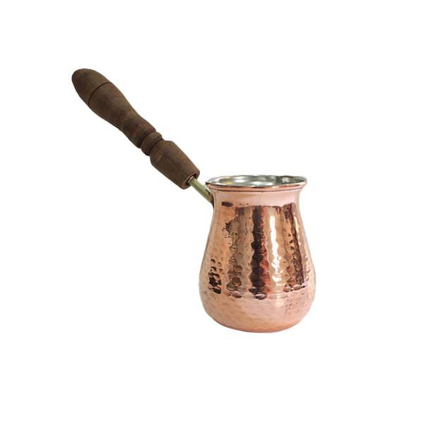 قهوه جوش مسی مدل دسته چوبی کد zh217.1